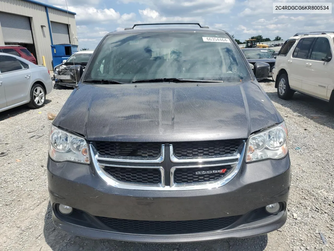 2019 Dodge Grand Caravan Sxt VIN: 2C4RDGCG6KR800534 Lot: 66354464