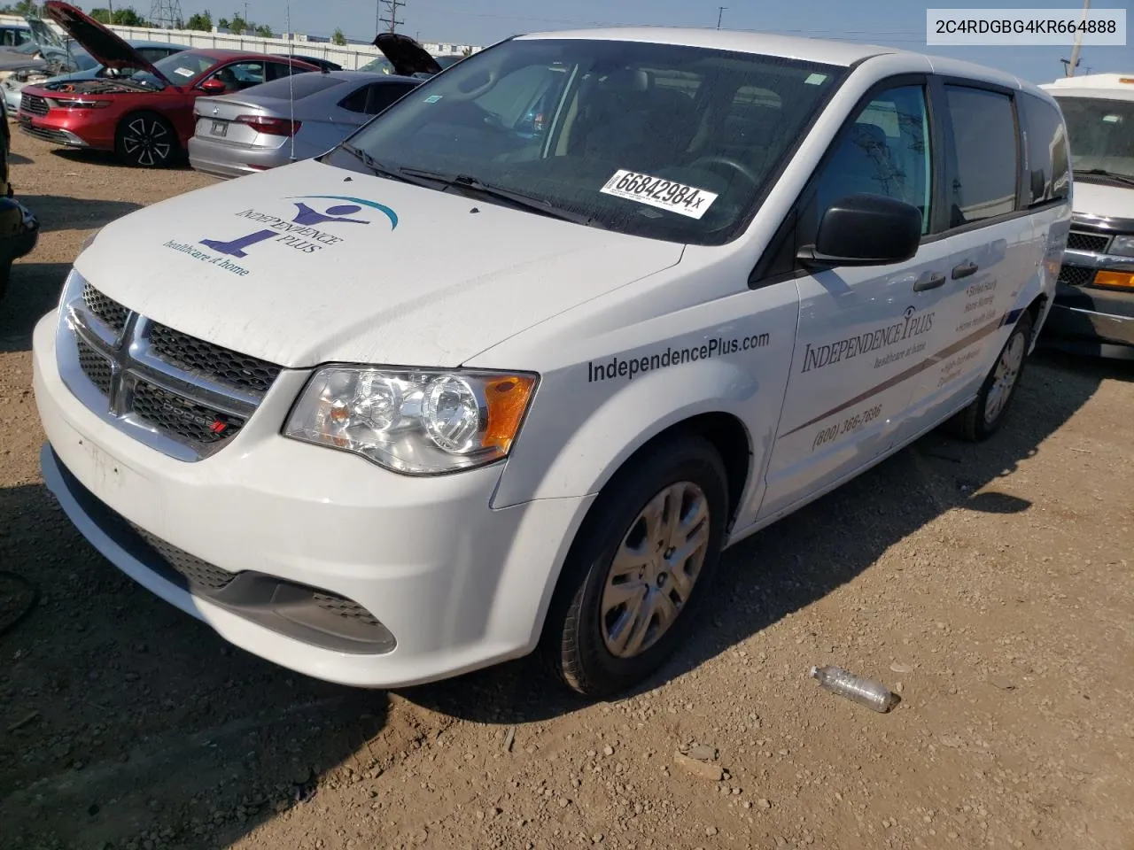 2C4RDGBG4KR664888 2019 Dodge Grand Caravan Se