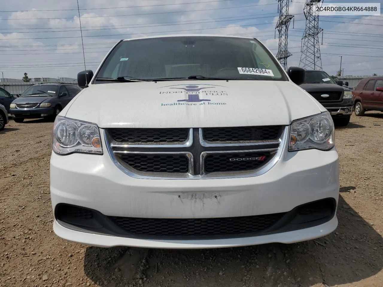 2019 Dodge Grand Caravan Se VIN: 2C4RDGBG4KR664888 Lot: 66842984