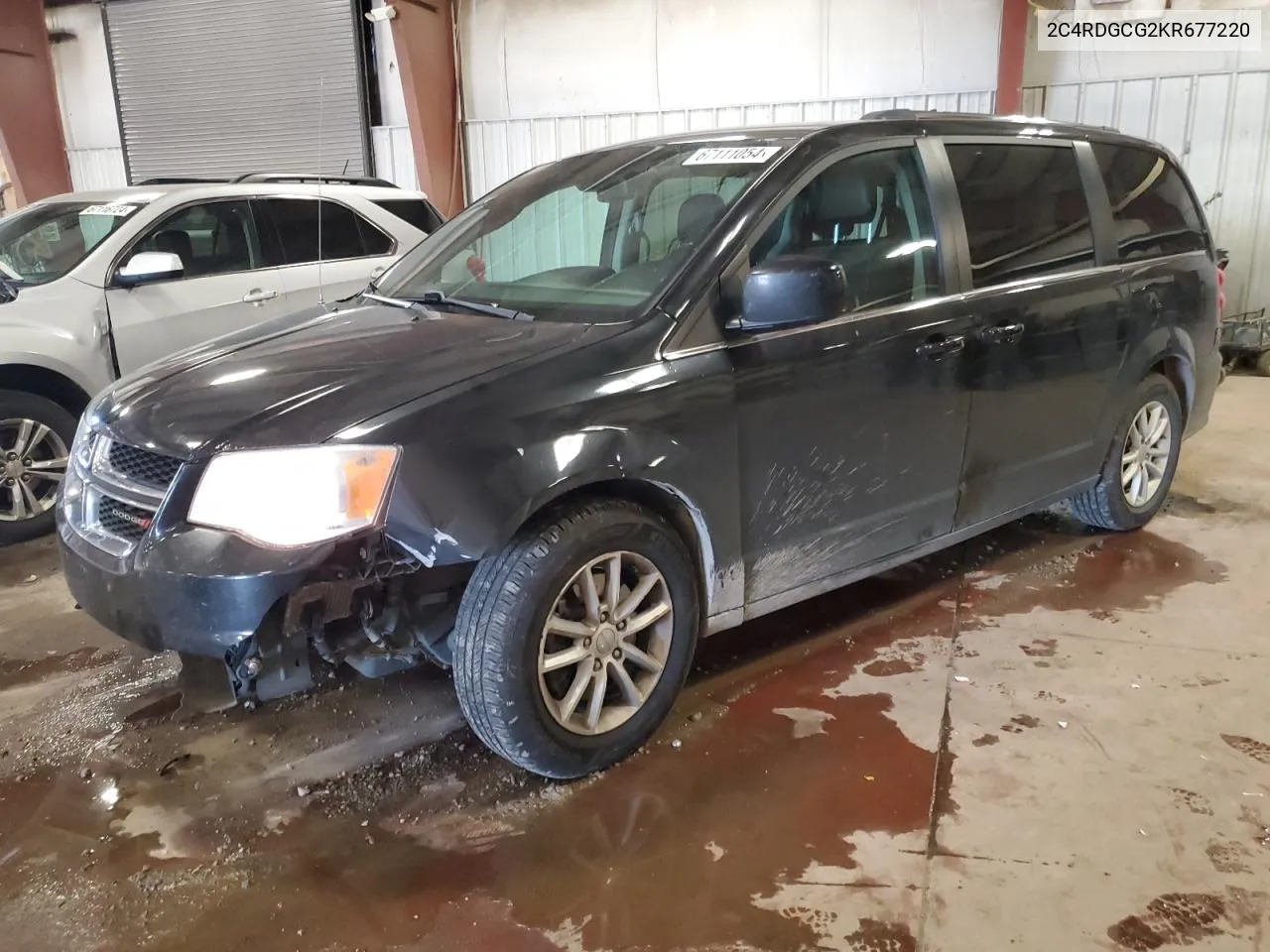 2019 Dodge Grand Caravan Sxt VIN: 2C4RDGCG2KR677220 Lot: 67111054