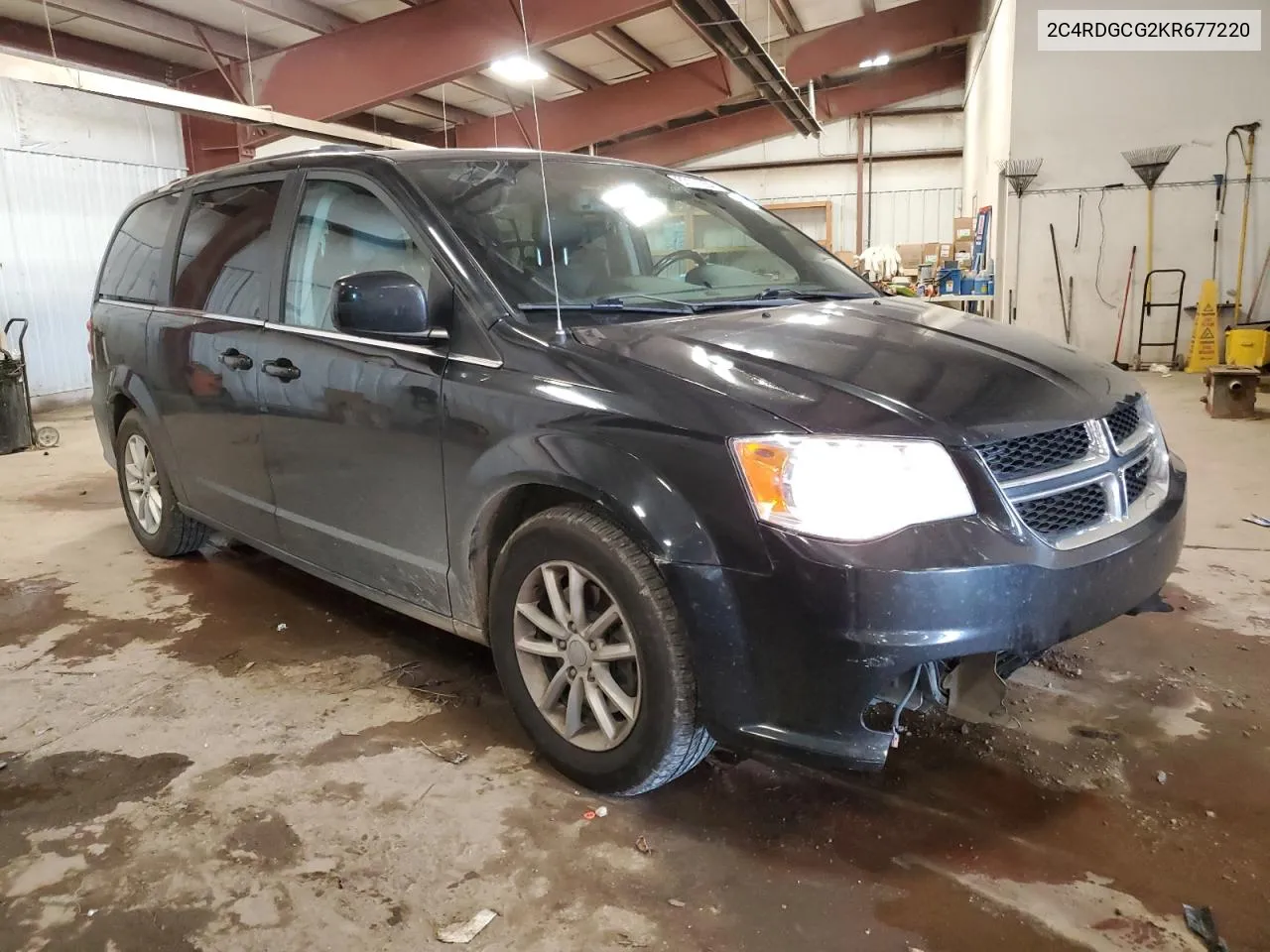 2019 Dodge Grand Caravan Sxt VIN: 2C4RDGCG2KR677220 Lot: 67111054