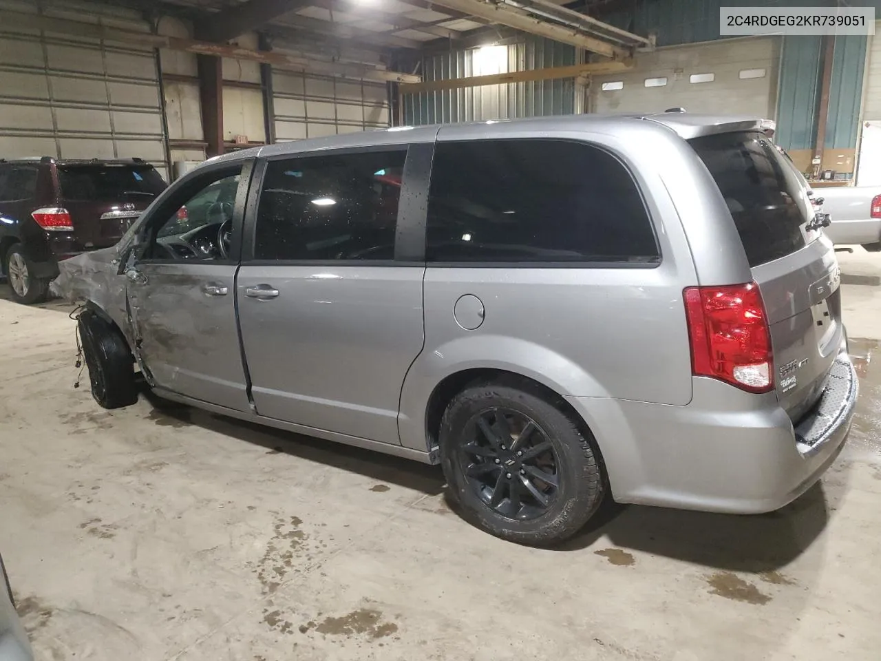 2019 Dodge Grand Caravan Gt VIN: 2C4RDGEG2KR739051 Lot: 67561324