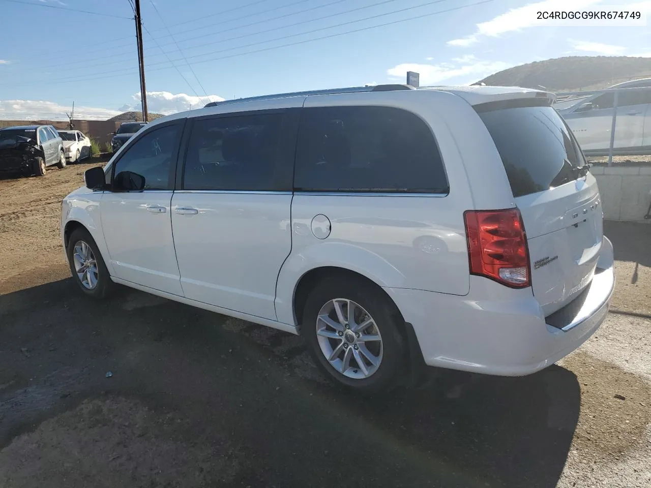 2019 Dodge Grand Caravan Sxt VIN: 2C4RDGCG9KR674749 Lot: 68866264