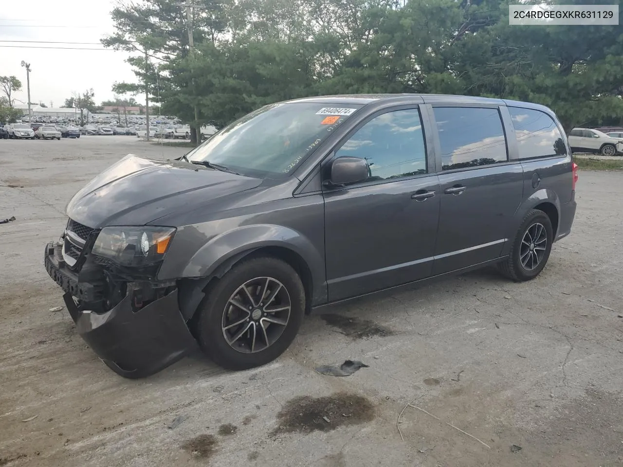 2C4RDGEGXKR631129 2019 Dodge Grand Caravan Gt