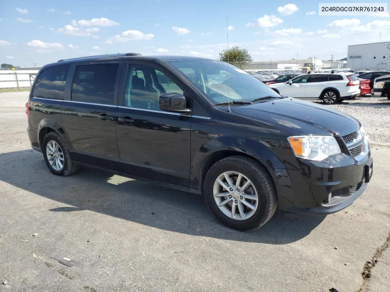 2019 Dodge Grand Caravan Sxt VIN: 2C4RDGCG7KR761243 Lot: 70195334