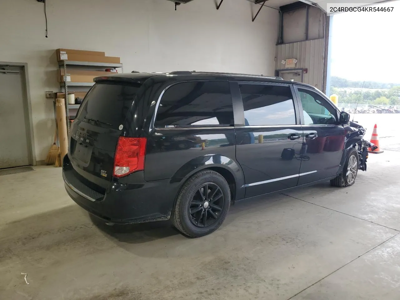 2019 Dodge Grand Caravan Sxt VIN: 2C4RDGCG4KR544667 Lot: 70496944