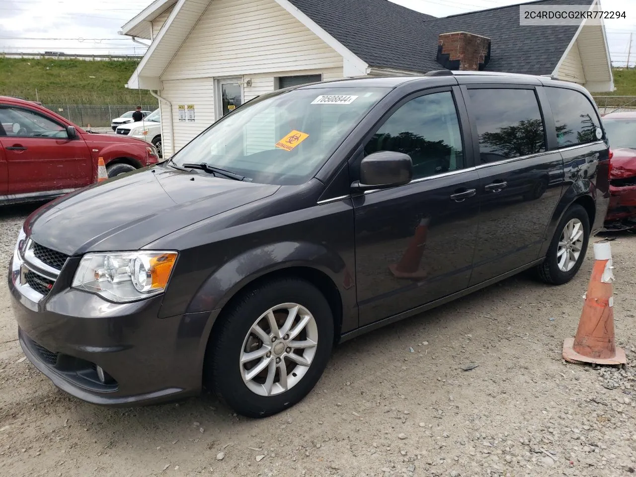 2019 Dodge Grand Caravan Sxt VIN: 2C4RDGCG2KR772294 Lot: 70508844