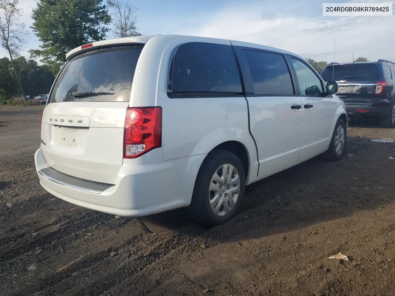 2019 Dodge Grand Caravan Se VIN: 2C4RDGBG8KR789425 Lot: 70999874