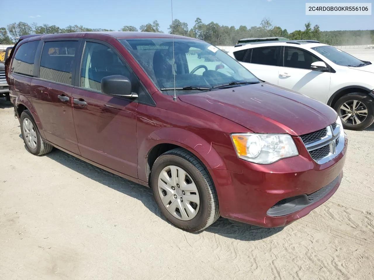 2019 Dodge Grand Caravan Se VIN: 2C4RDGBG0KR556106 Lot: 71054484