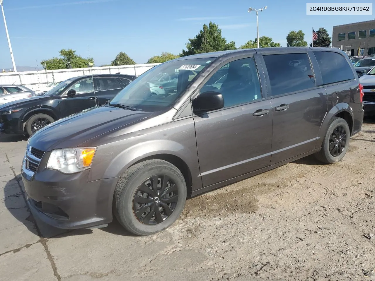 2019 Dodge Grand Caravan Se VIN: 2C4RDGBG8KR719942 Lot: 71130654