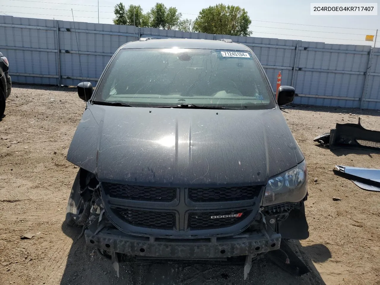 2C4RDGEG4KR717407 2019 Dodge Grand Caravan Gt