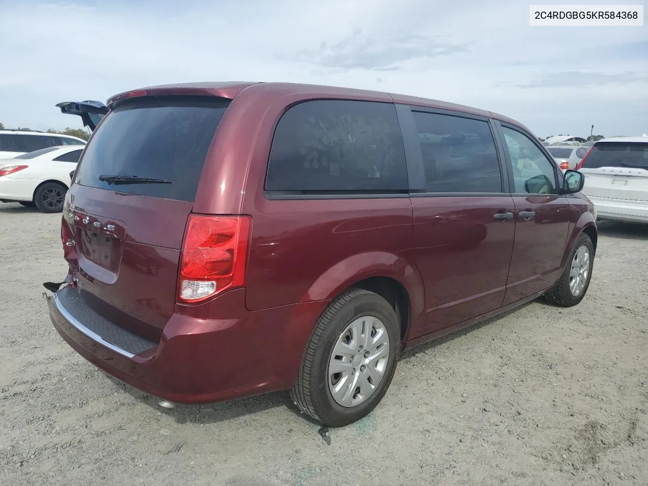 2019 Dodge Grand Caravan Se VIN: 2C4RDGBG5KR584368 Lot: 71394054