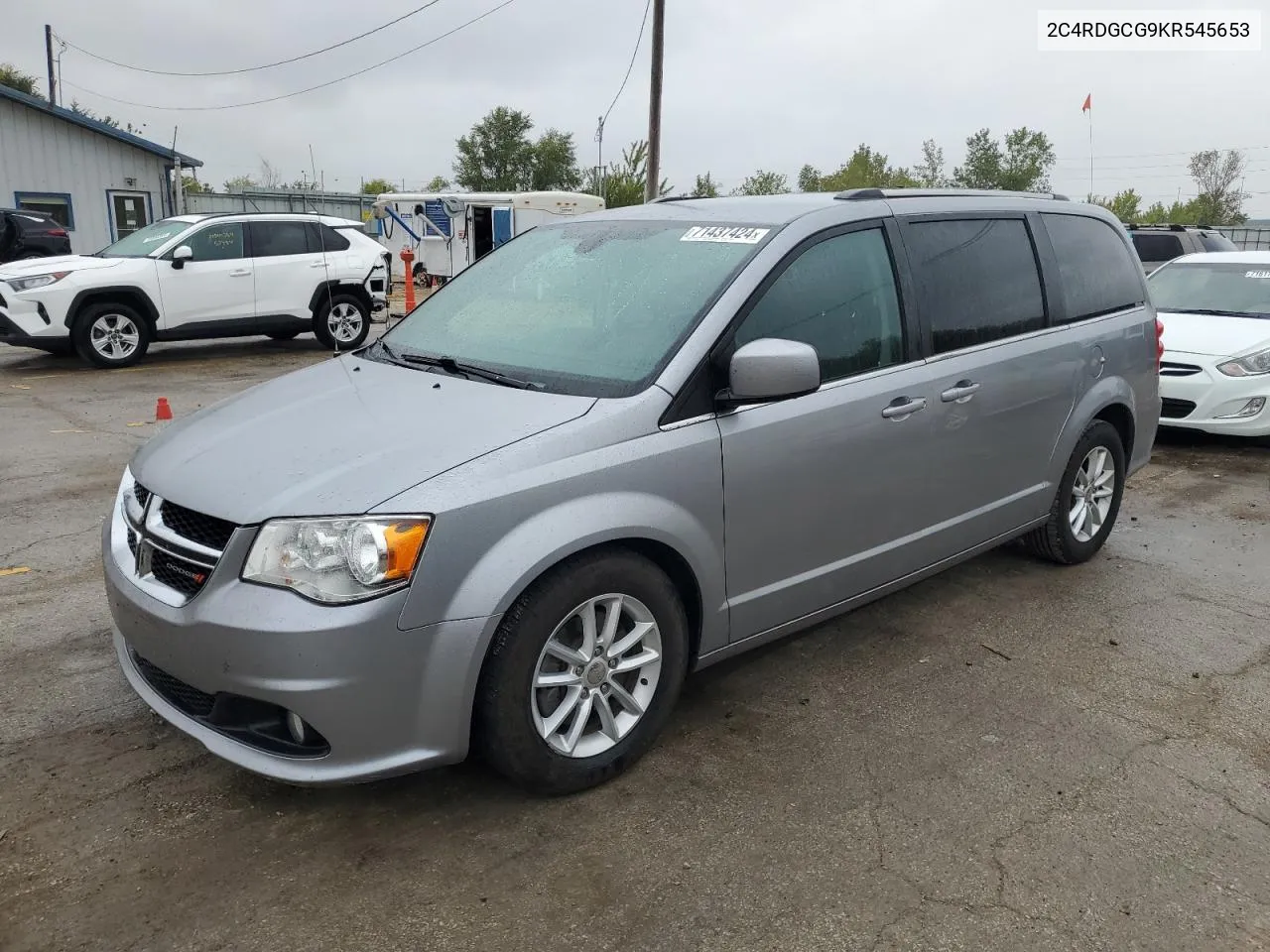 2019 Dodge Grand Caravan Sxt VIN: 2C4RDGCG9KR545653 Lot: 71437424