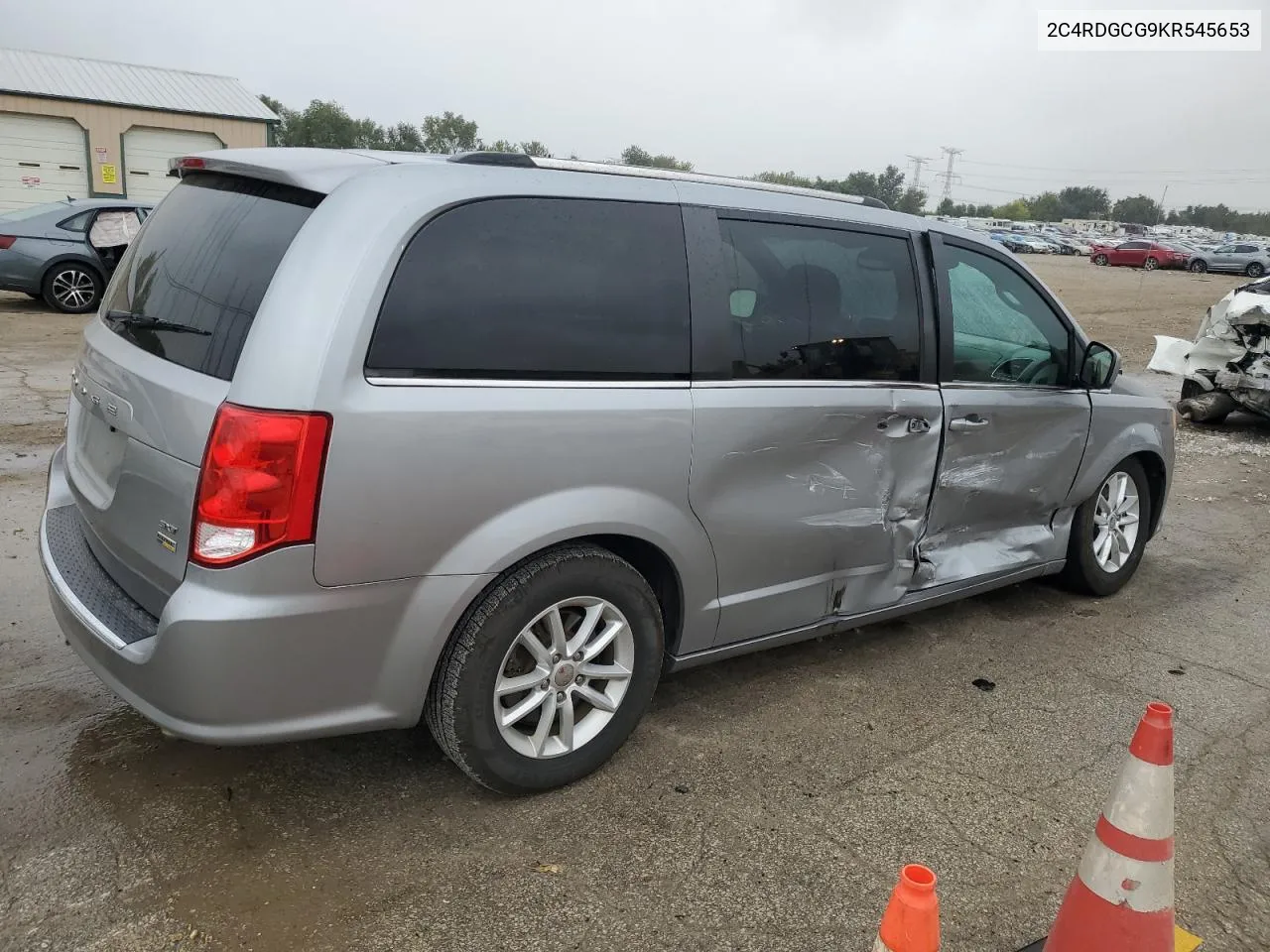 2019 Dodge Grand Caravan Sxt VIN: 2C4RDGCG9KR545653 Lot: 71437424