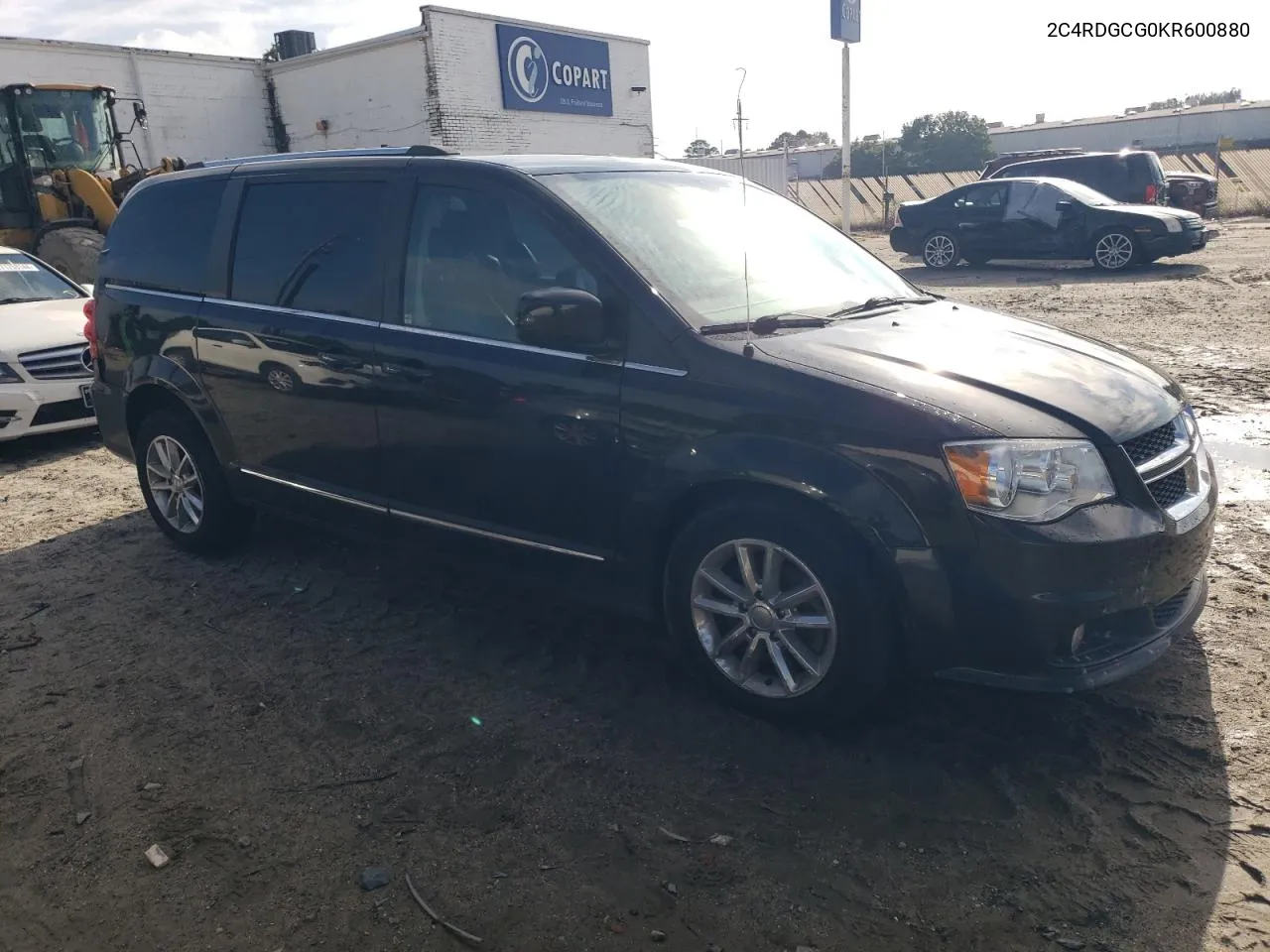 2019 Dodge Grand Caravan Sxt VIN: 2C4RDGCG0KR600880 Lot: 71643504