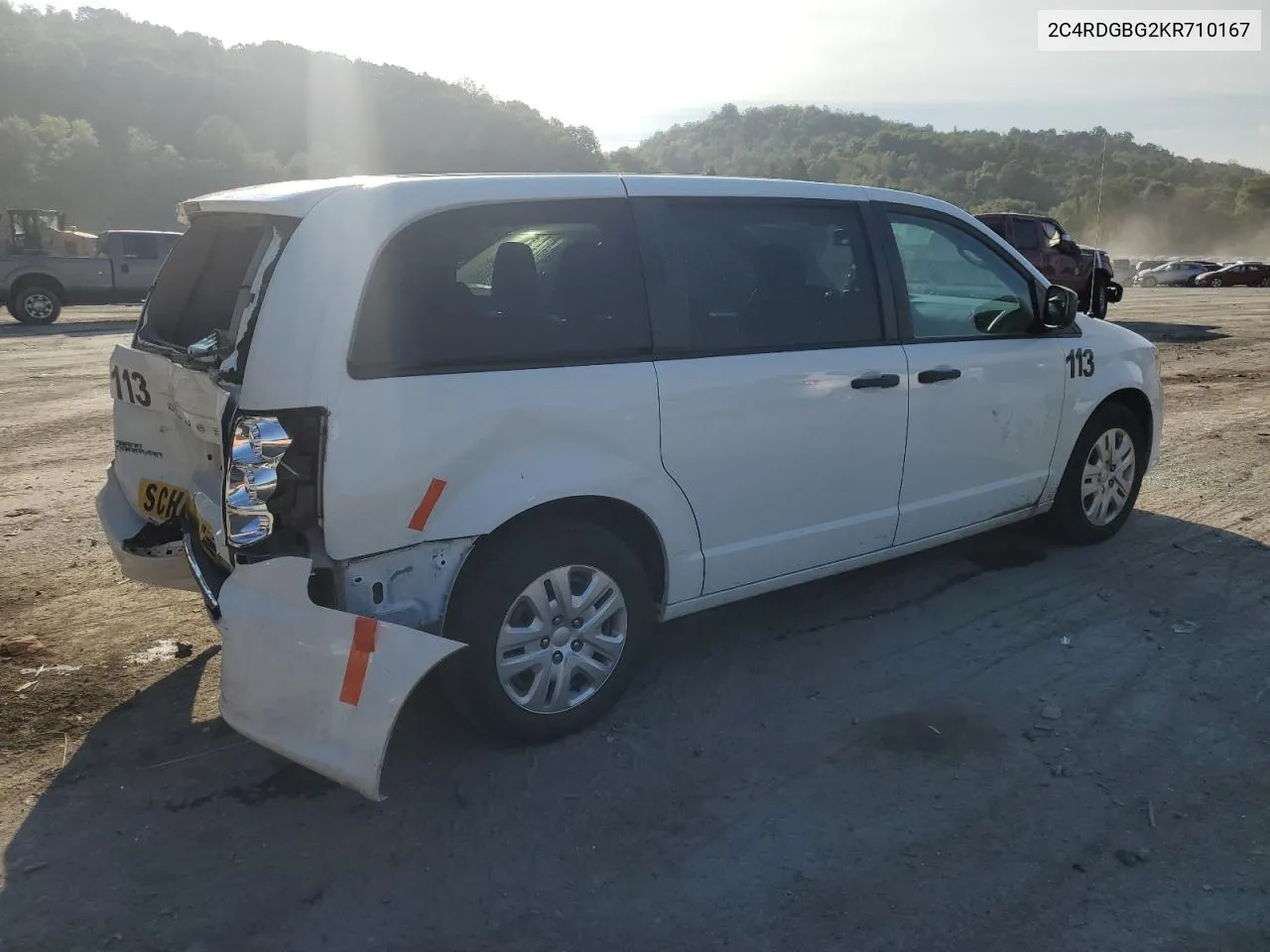 2C4RDGBG2KR710167 2019 Dodge Grand Caravan Se