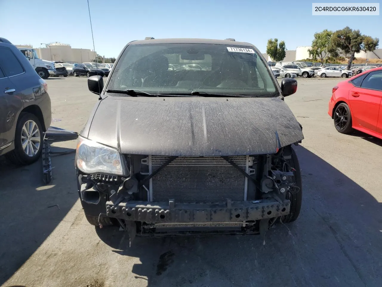 2C4RDGCG6KR630420 2019 Dodge Grand Caravan Sxt