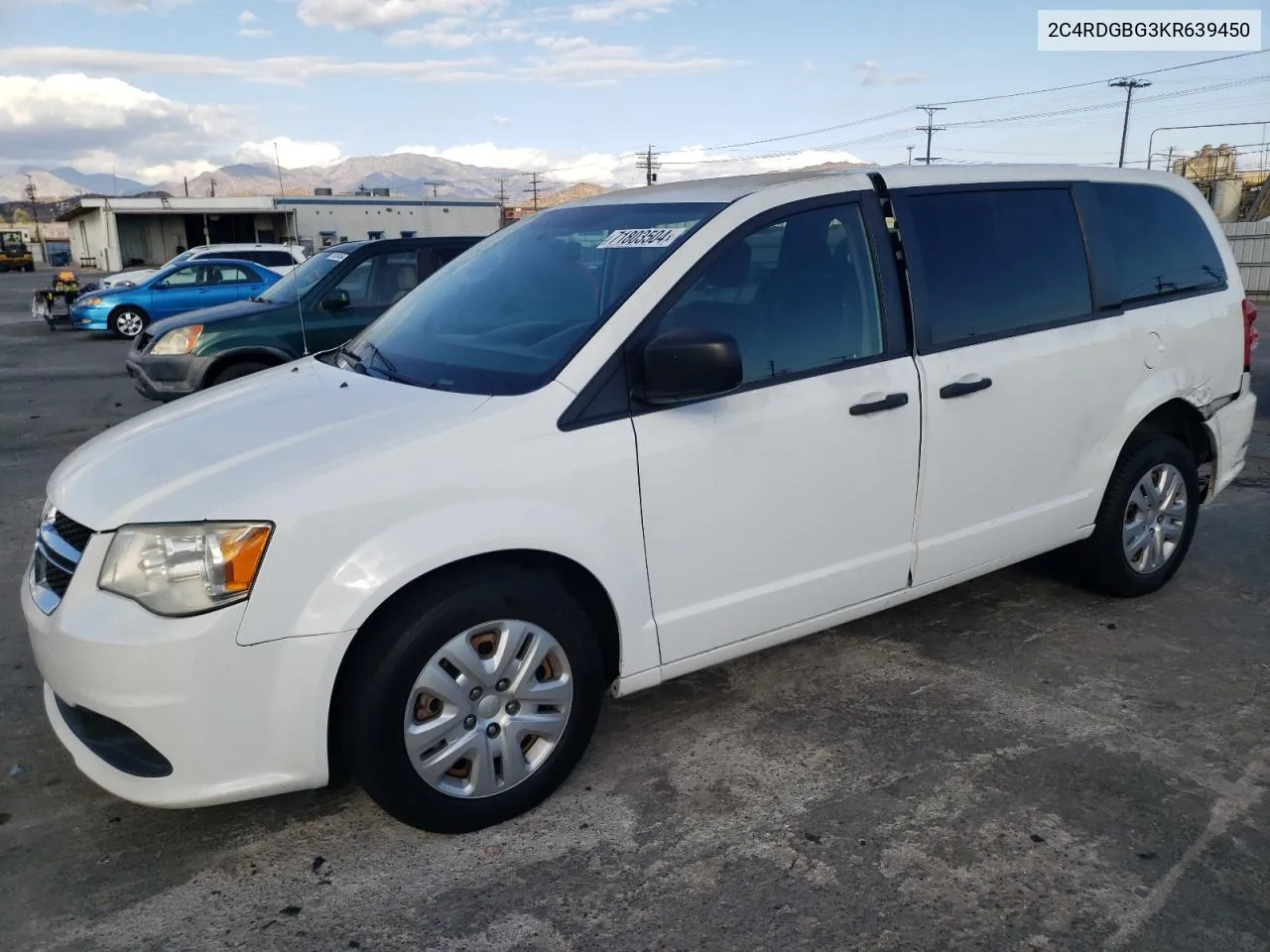 2C4RDGBG3KR639450 2019 Dodge Grand Caravan Se