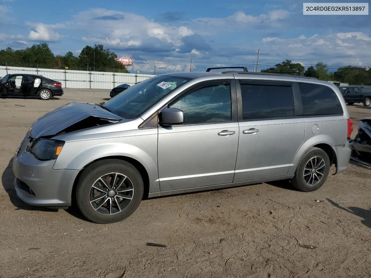 2C4RDGEG2KR513897 2019 Dodge Grand Caravan Gt