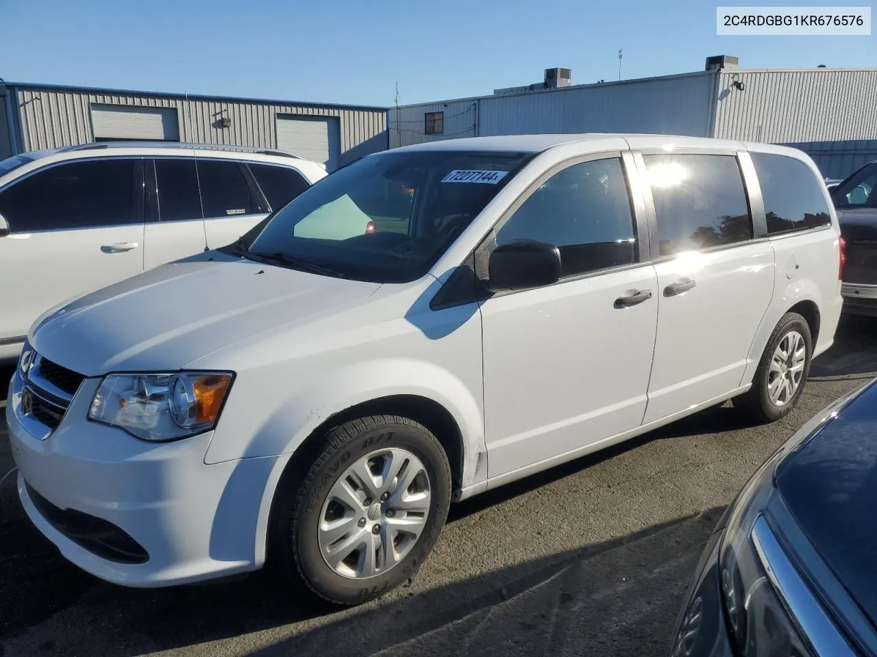 2C4RDGBG1KR676576 2019 Dodge Grand Caravan Se