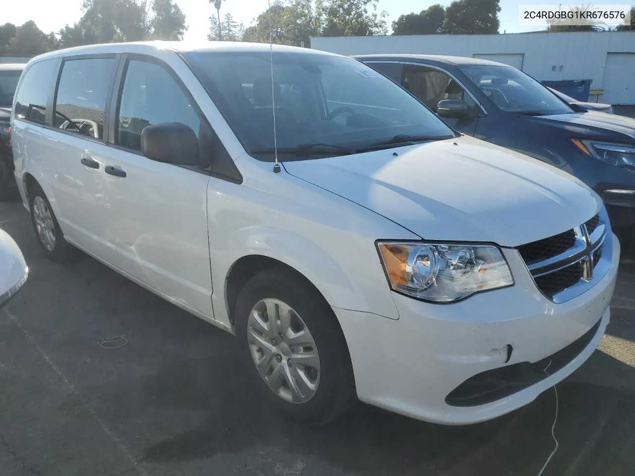 2019 Dodge Grand Caravan Se VIN: 2C4RDGBG1KR676576 Lot: 72277144