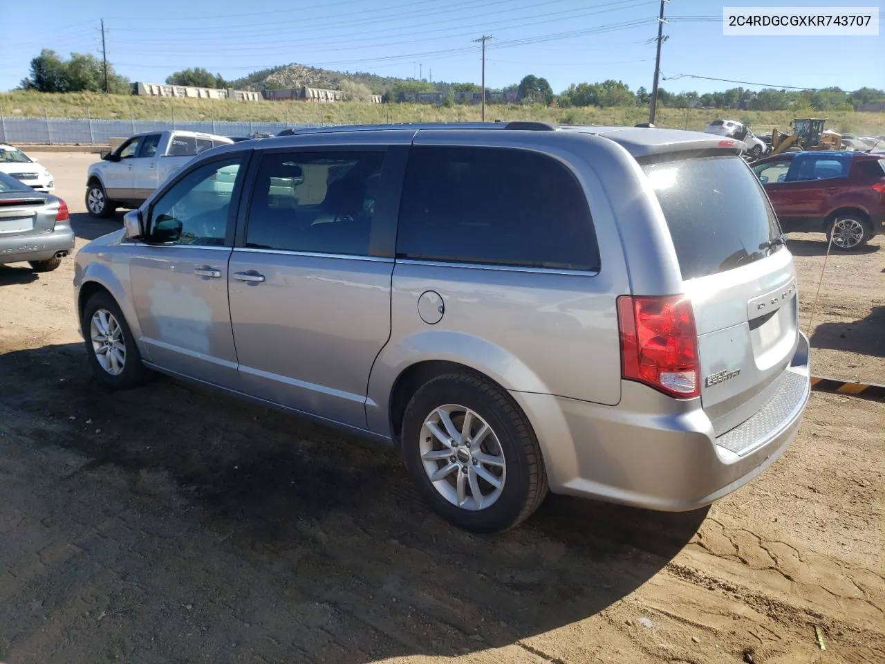 2C4RDGCGXKR743707 2019 Dodge Grand Caravan Sxt