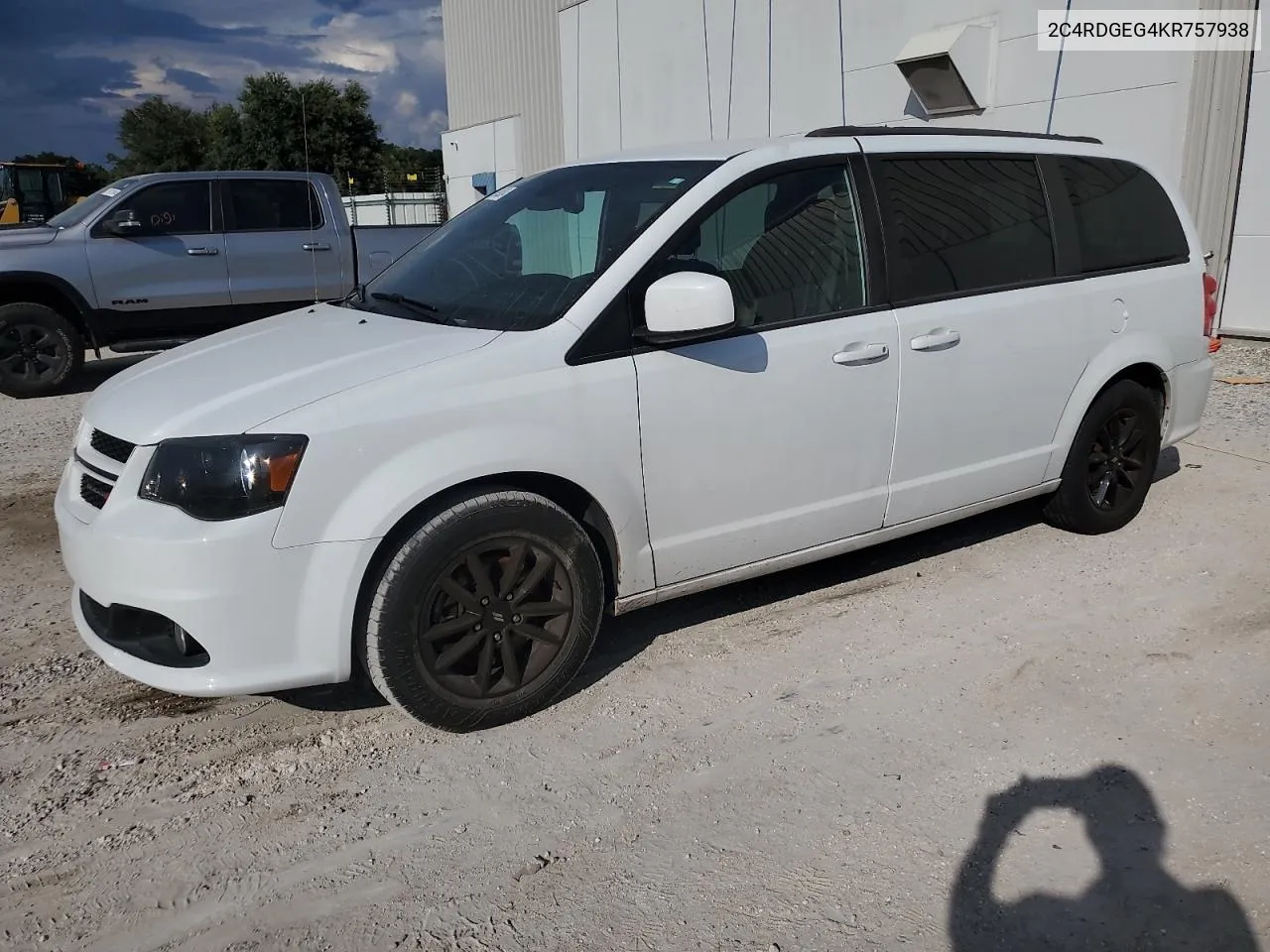 2019 Dodge Grand Caravan Gt VIN: 2C4RDGEG4KR757938 Lot: 72492524