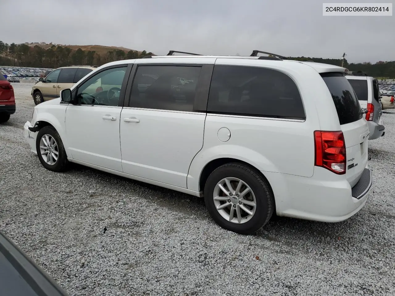 2C4RDGCG6KR802414 2019 Dodge Grand Caravan Sxt