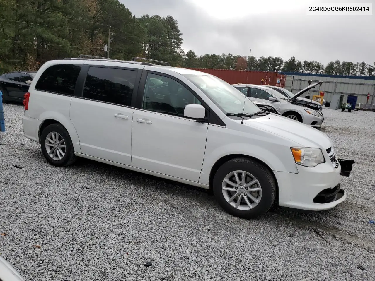 2C4RDGCG6KR802414 2019 Dodge Grand Caravan Sxt