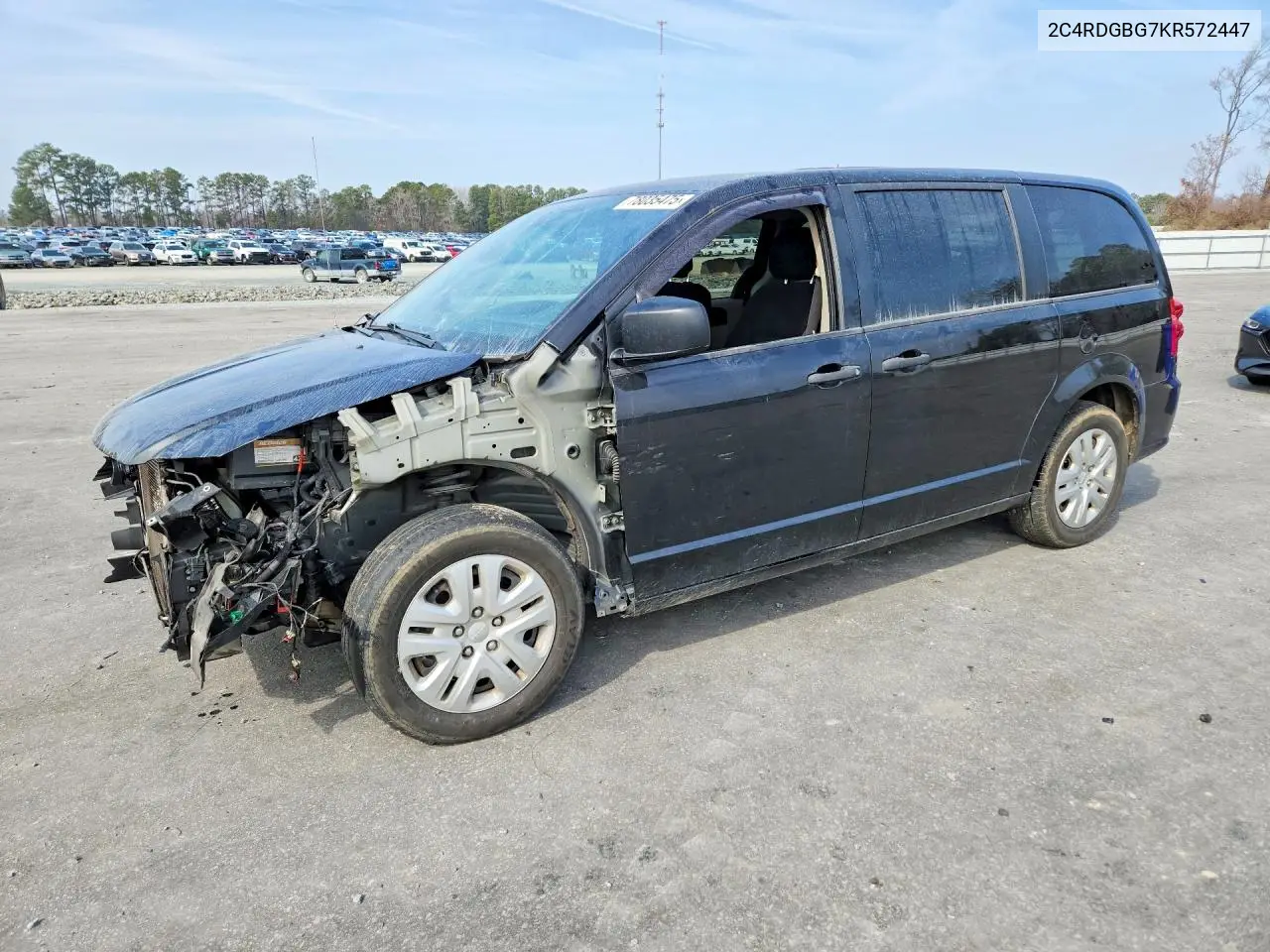 2C4RDGBG7KR572447 2019 Dodge Grand Caravan Se