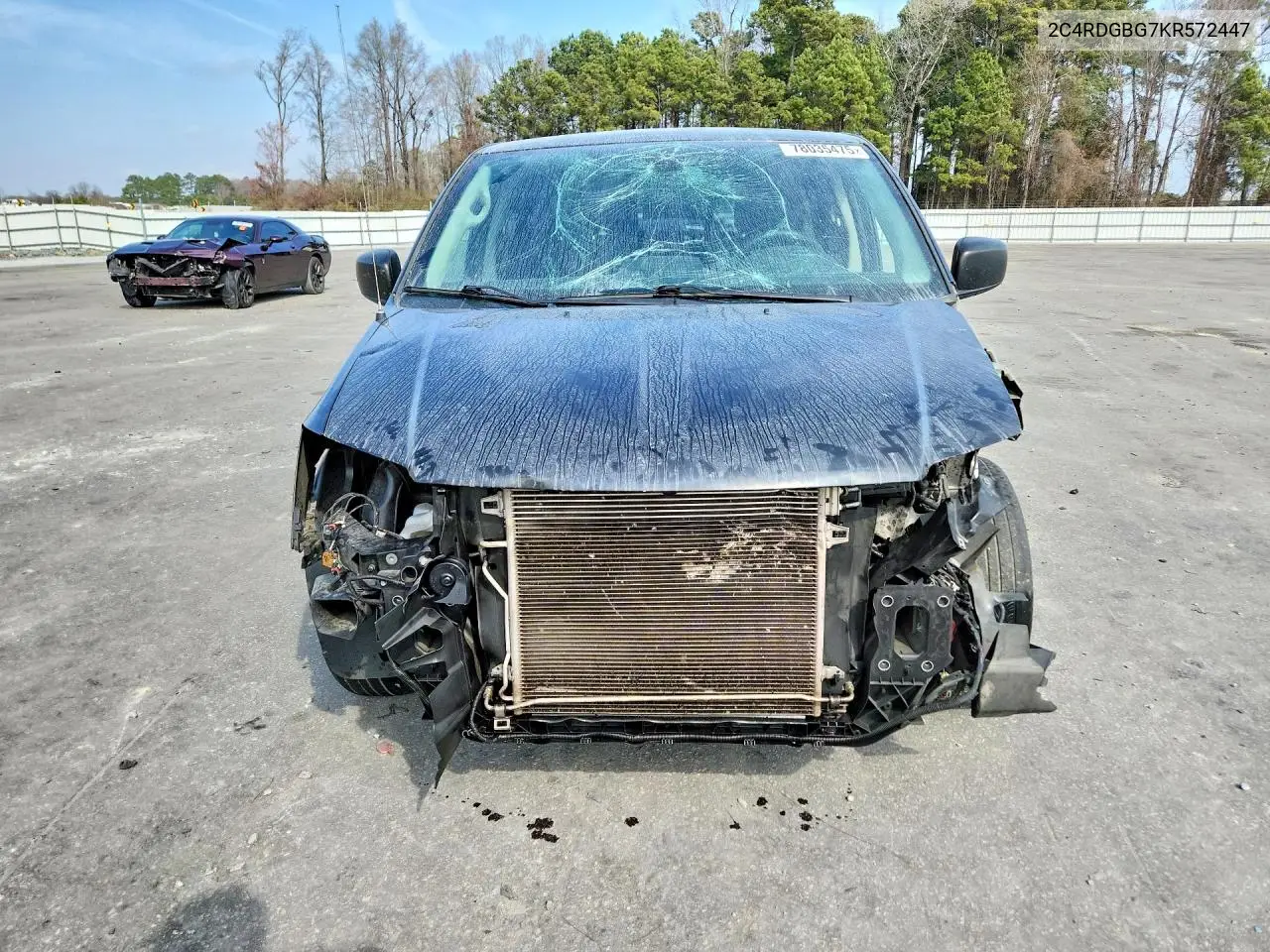 2C4RDGBG7KR572447 2019 Dodge Grand Caravan Se
