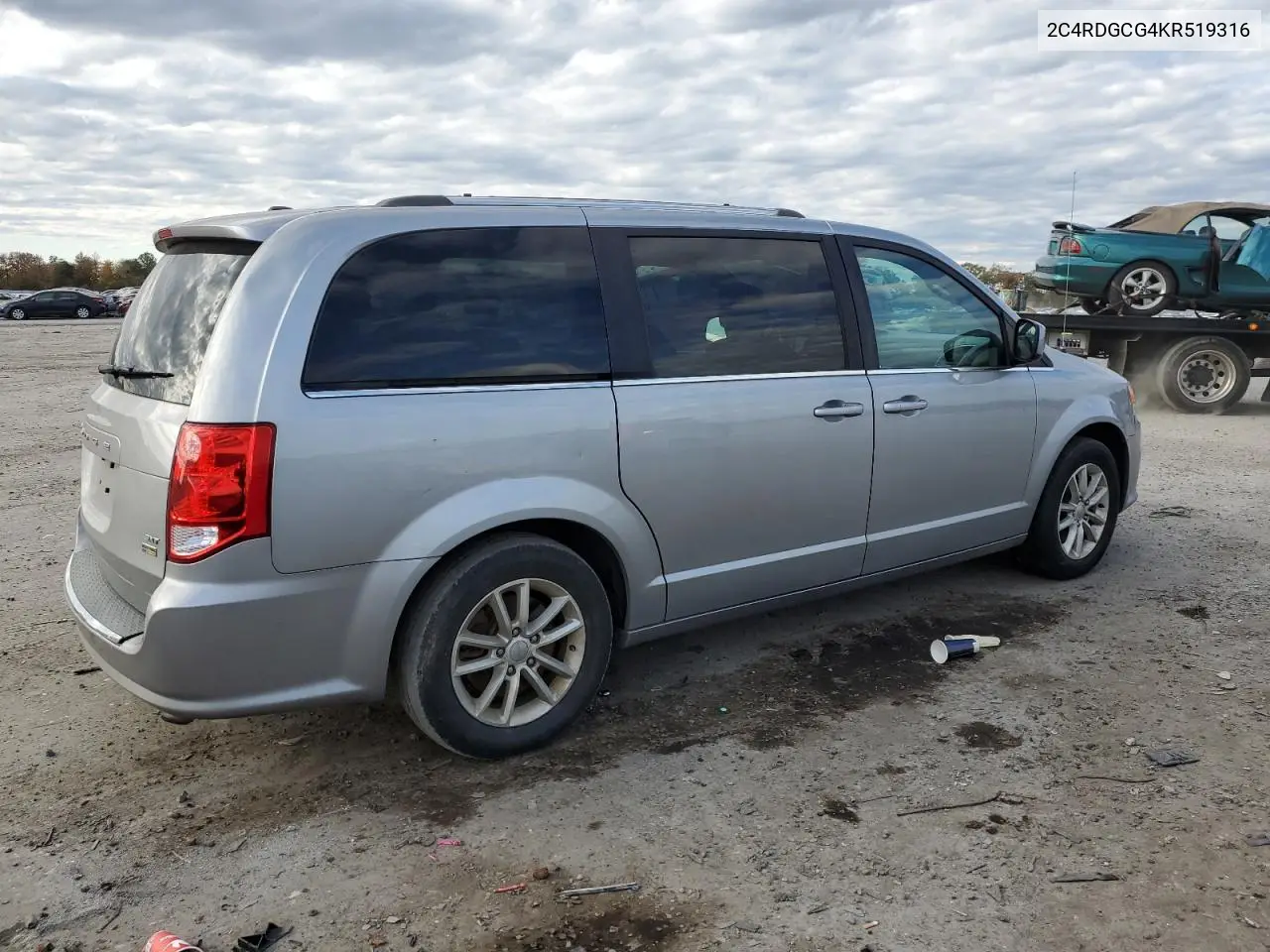 2C4RDGCG4KR519316 2019 Dodge Grand Caravan Sxt