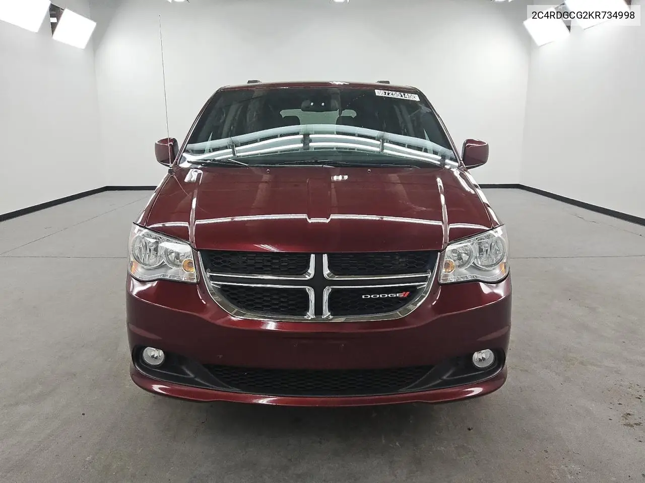 2C4RDGCG2KR734998 2019 Dodge Grand Caravan Sxt