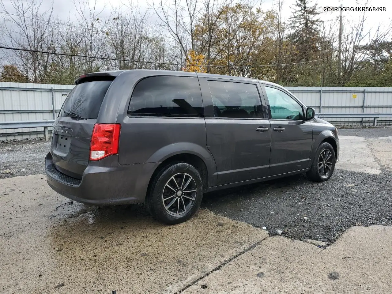 2C4RDGBG4KR568498 2019 Dodge Grand Caravan Se