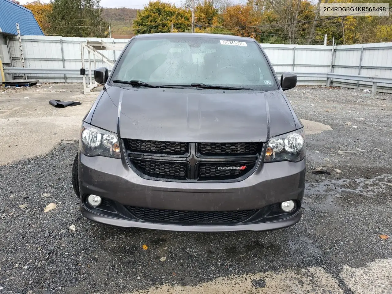 2C4RDGBG4KR568498 2019 Dodge Grand Caravan Se