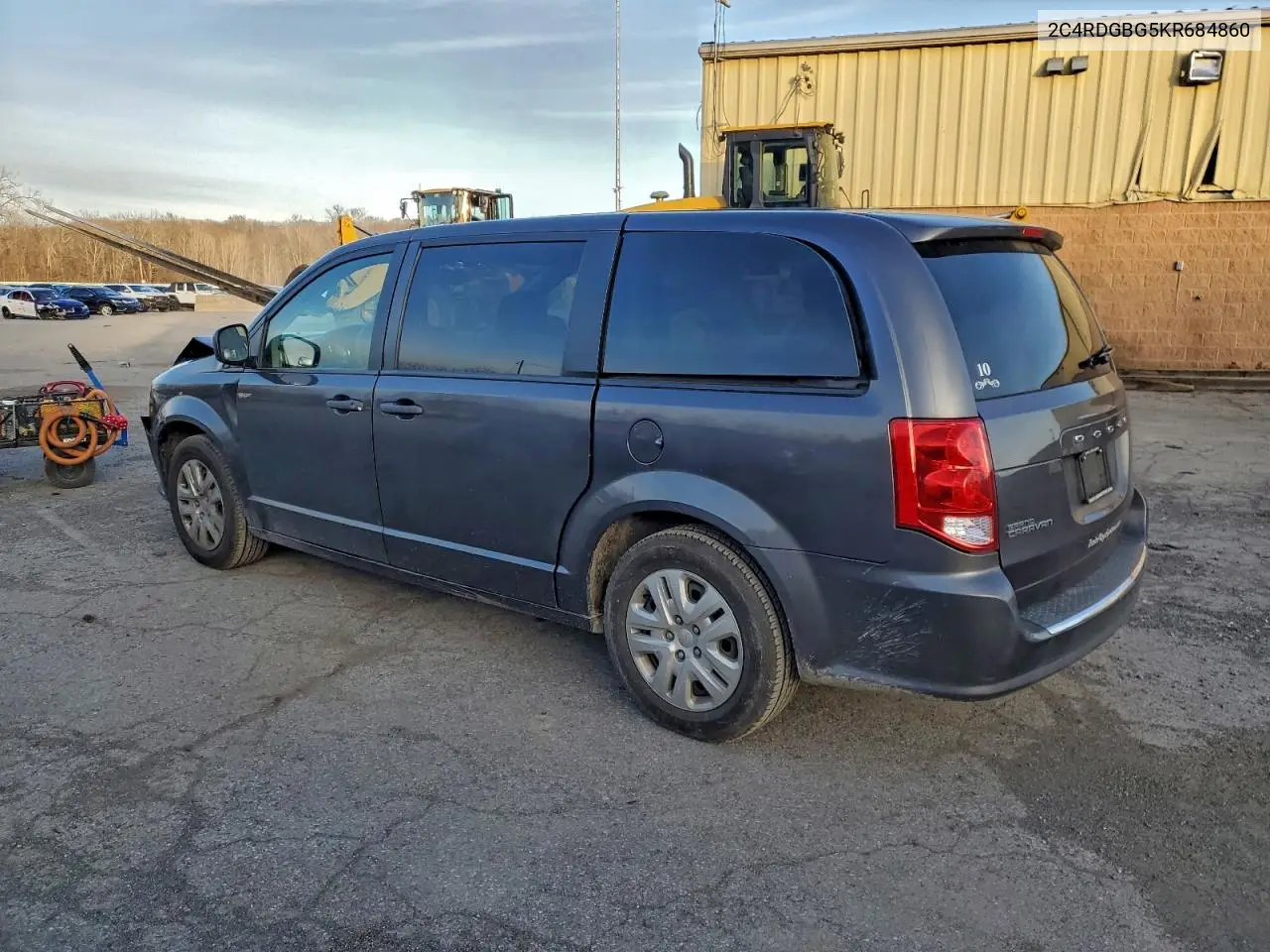 2C4RDGBG5KR684860 2019 Dodge Grand Caravan Se