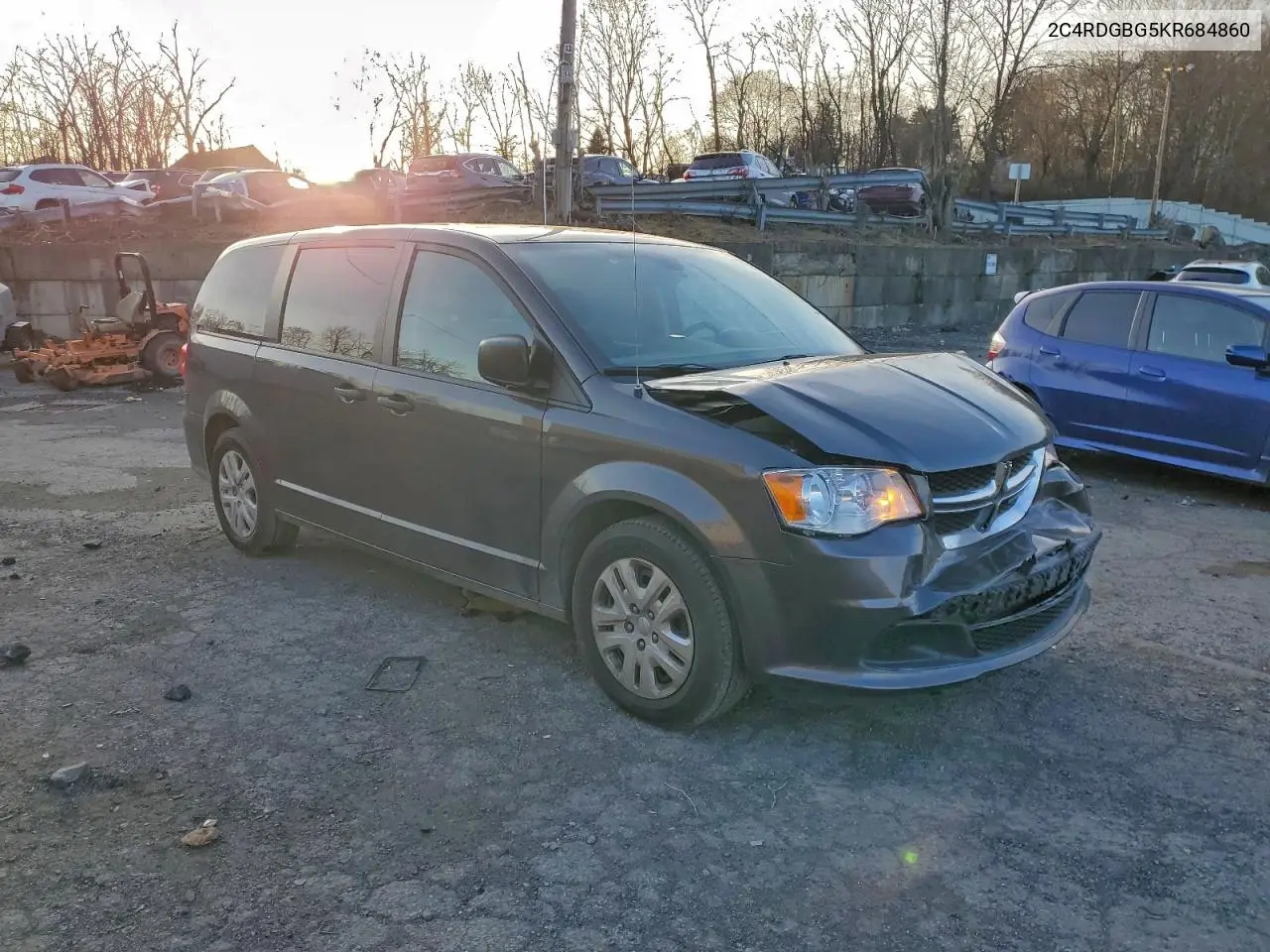 2C4RDGBG5KR684860 2019 Dodge Grand Caravan Se