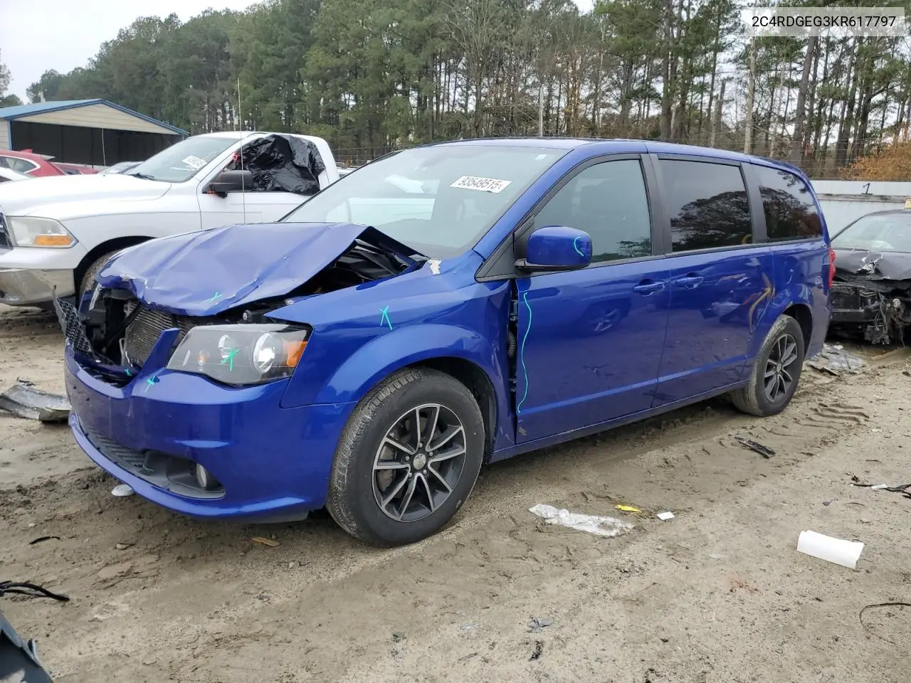 2C4RDGEG3KR617797 2019 Dodge Grand Caravan Gt