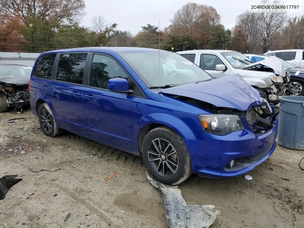 2C4RDGEG3KR617797 2019 Dodge Grand Caravan Gt