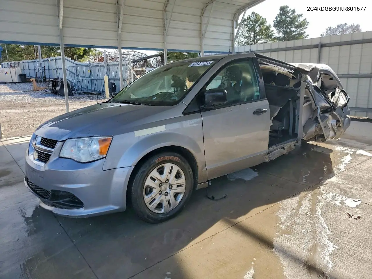 2C4RDGBG9KR801677 2019 Dodge Grand Caravan Se