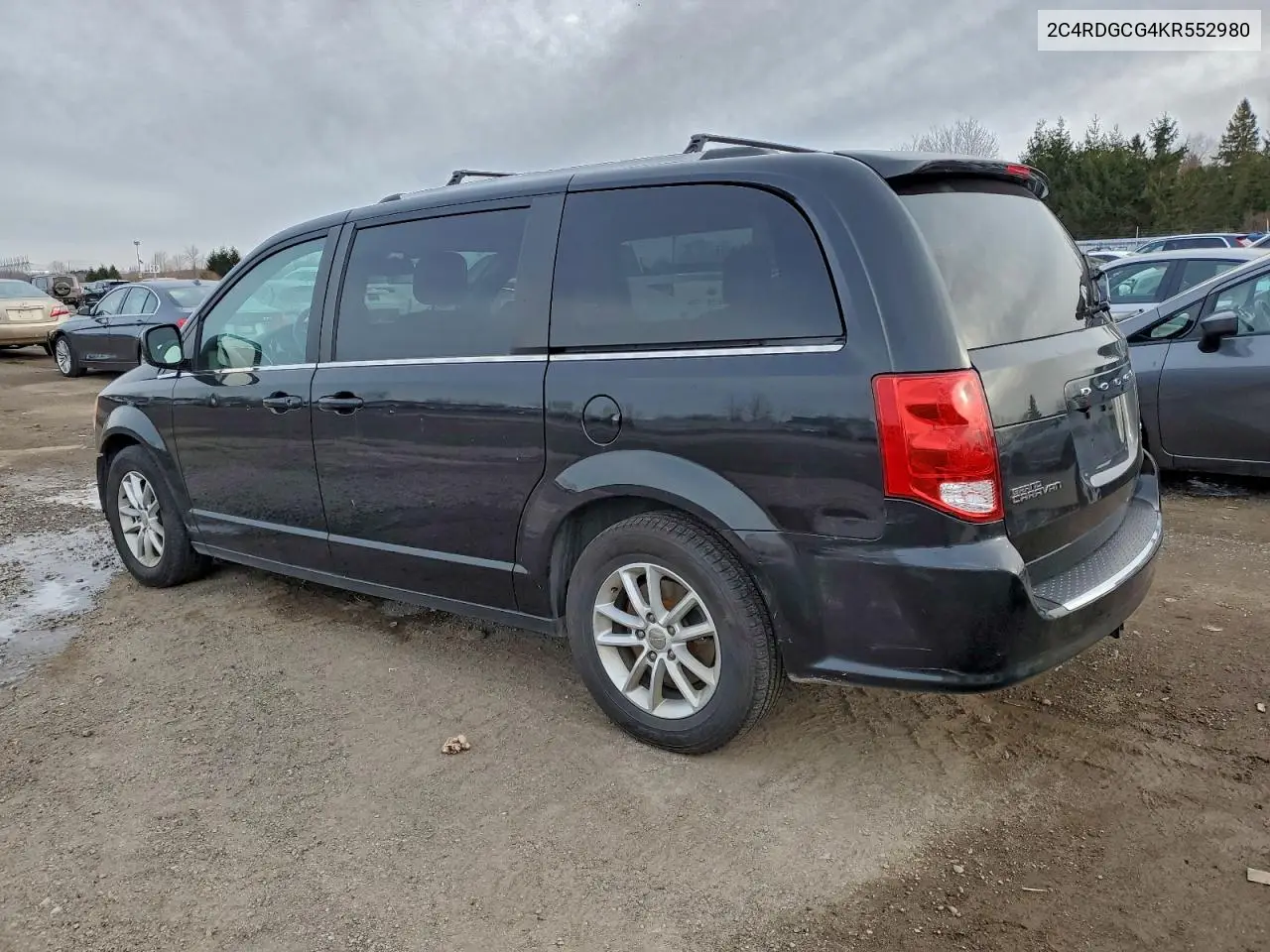2C4RDGCG4KR552980 2019 Dodge Grand Caravan Sxt