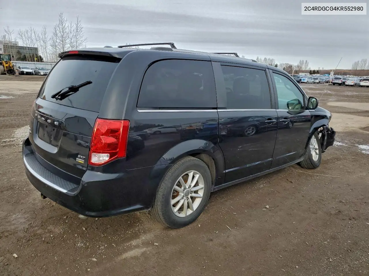 2C4RDGCG4KR552980 2019 Dodge Grand Caravan Sxt