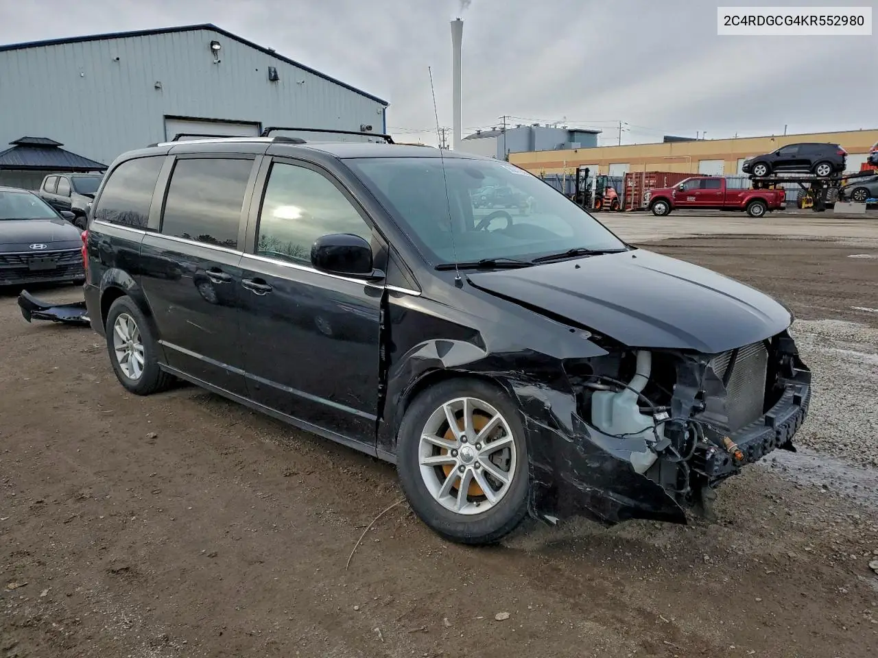 2C4RDGCG4KR552980 2019 Dodge Grand Caravan Sxt