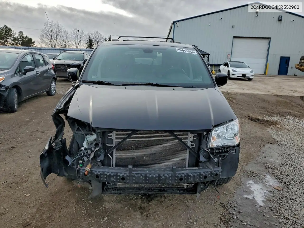 2C4RDGCG4KR552980 2019 Dodge Grand Caravan Sxt