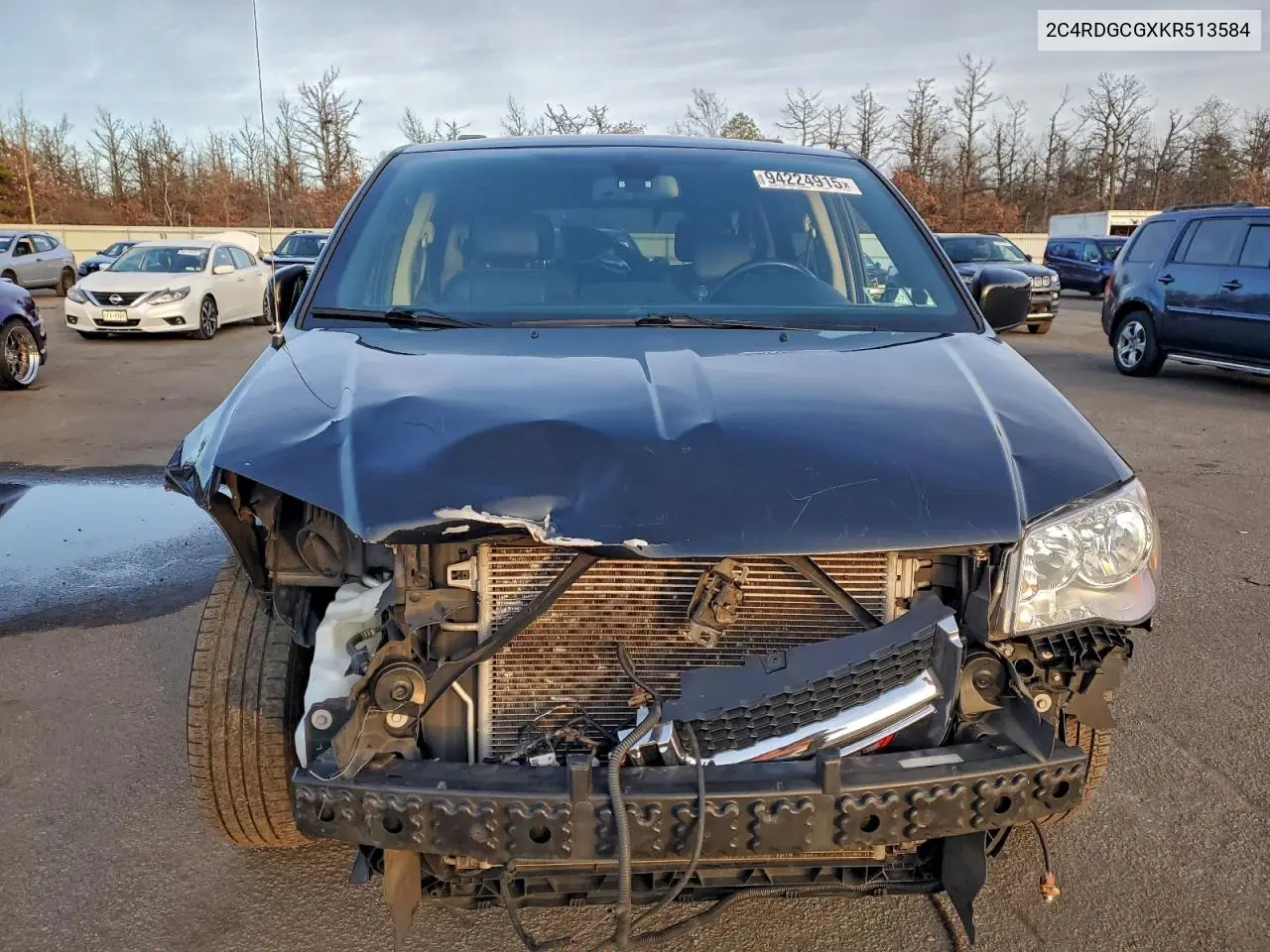 2C4RDGCGXKR513584 2019 Dodge Grand Caravan Sxt