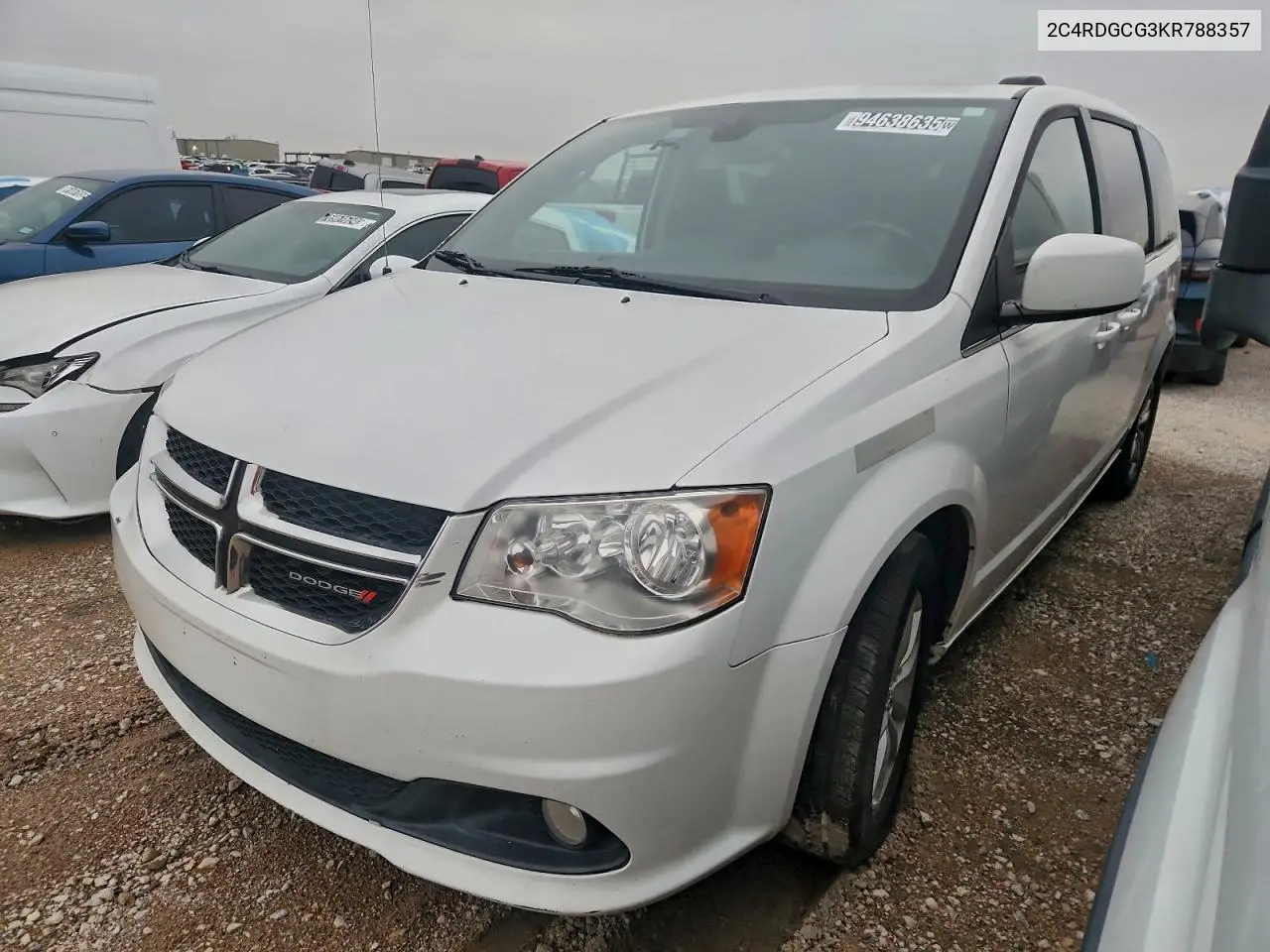 2C4RDGCG3KR788357 2019 Dodge Grand Caravan Sxt
