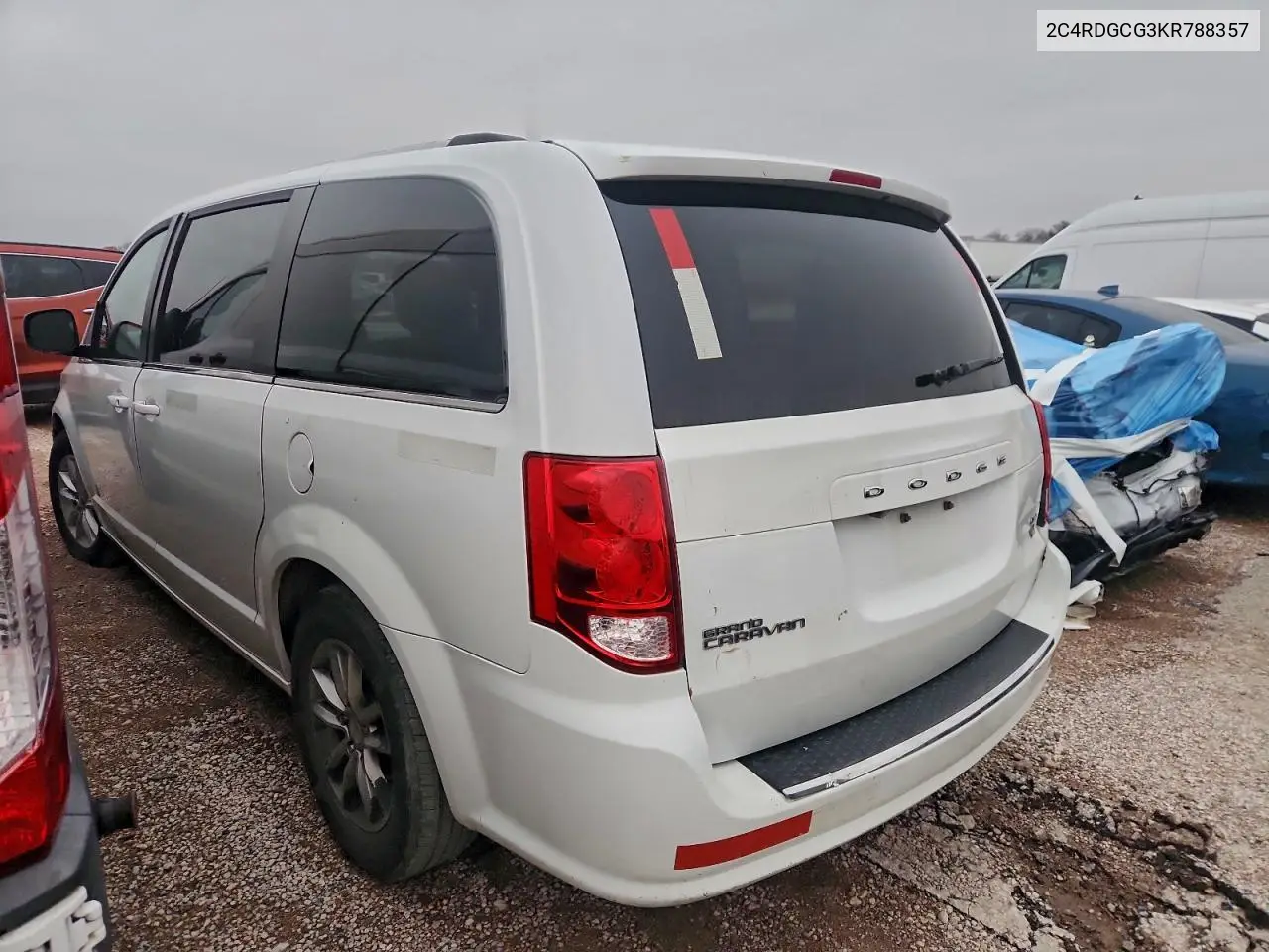 2C4RDGCG3KR788357 2019 Dodge Grand Caravan Sxt