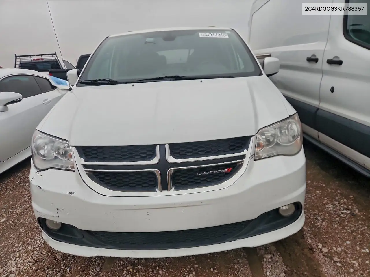 2C4RDGCG3KR788357 2019 Dodge Grand Caravan Sxt