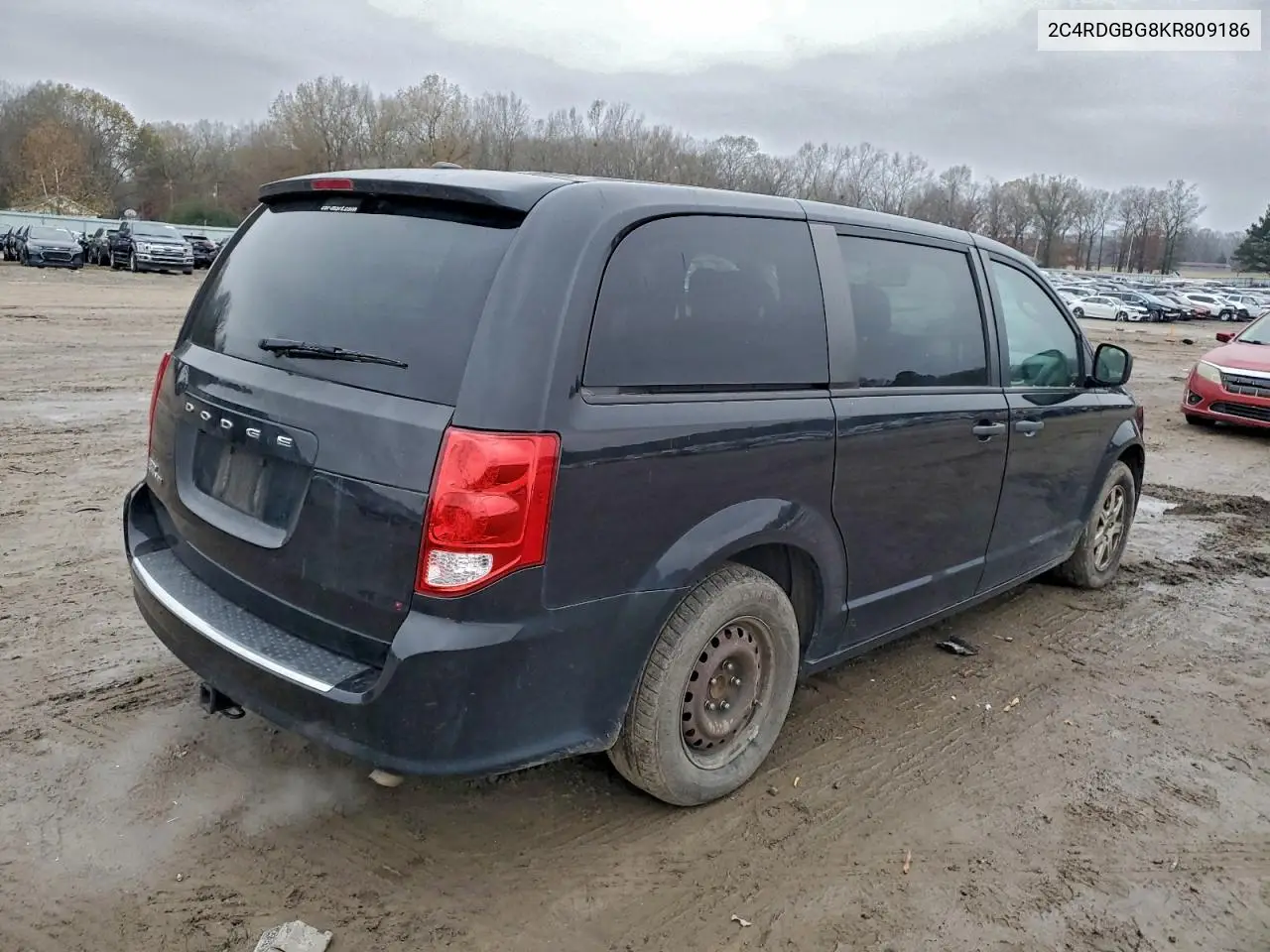 2C4RDGBG8KR809186 2019 Dodge Grand Caravan Se