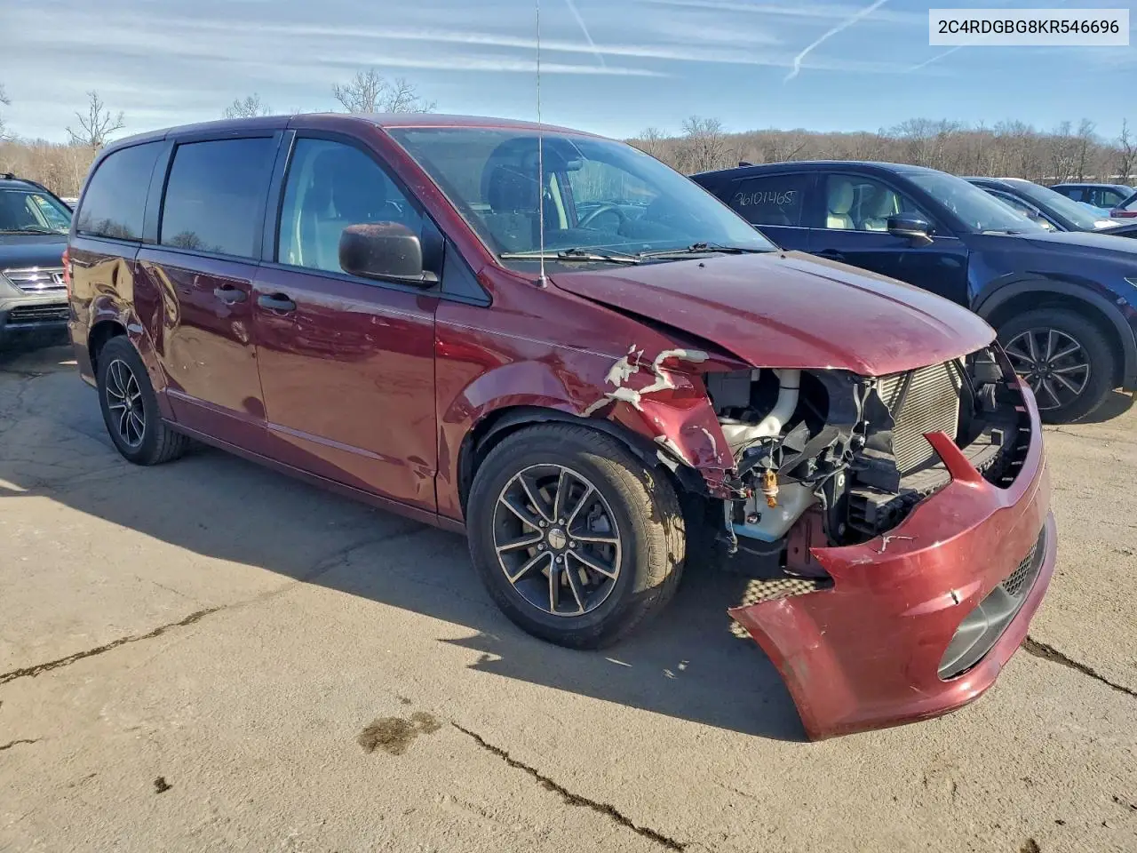 2C4RDGBG8KR546696 2019 Dodge Grand Caravan Se